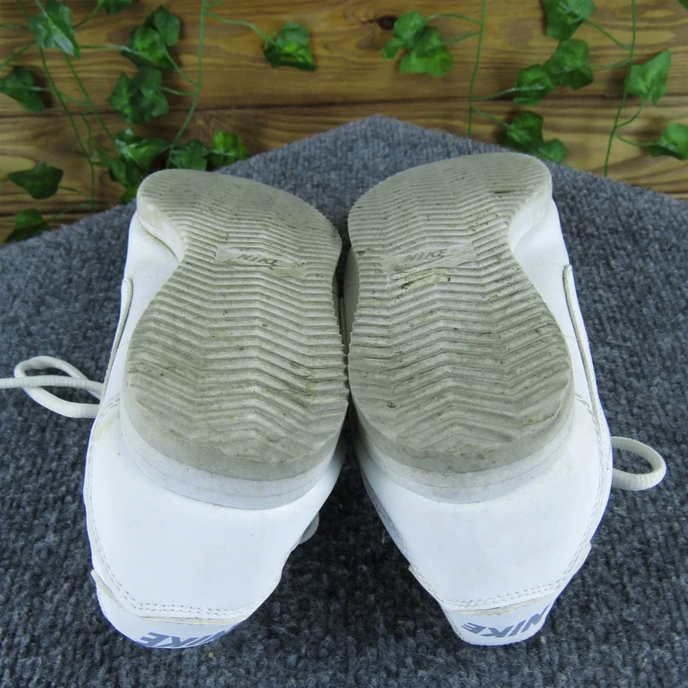 Nike Sneaker‎ Cortez Wolf Grey Girl Y 6 Medium Athletic White Synthetic Lace Up
